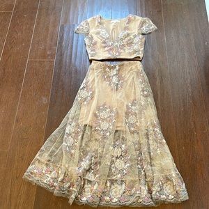 Dress the population 2 piece set